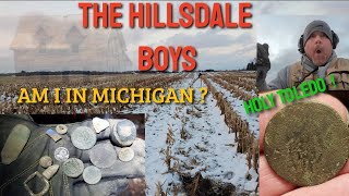 Metal Detecting With The Hillsdale Boys  AM I IN MICHIGAN ?