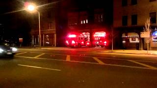 Hartford Engine 1 \u0026 ladder 6 responding