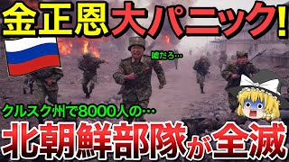 金正恩氏が大パニック・・クルスク戦線で北朝鮮部隊が全滅・・北朝鮮軍8,000人が破綻！