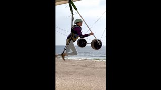 My very favorite way to launch a hang glider 😍 #hanggliding #jumpforjoy #survival