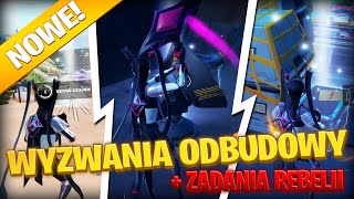 Znajdź i zniszcz zamaskowany zakłócacz budowania UR - WYZWANIA ODBUDOWY + REBELI | Fortnite Sezon 2