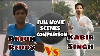 Kabir Singh full movie in short with all scenes vs Arjun Reddy full movie with comparison