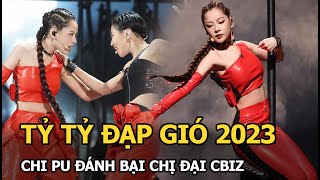 Tỷ tỷ đạp gió 2023: Chi Pu ngã đập lưng khi múa cột, đạt điểm tuyệt đối, đánh bại chị đại Cbiz