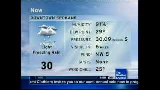 TWC IntelliSTAR- Spokane, WA- Jan. 21, 2011- 9:58AM PST