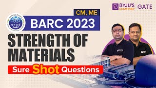 BARC 2023 | Strength of Materials (SOM) Questions | BARC Civil (CE) /Mechanical Engineering (ME)Exam