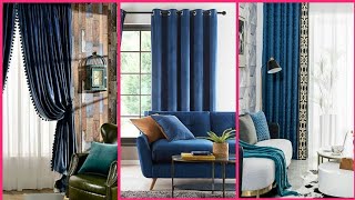 Blue colour curtains Designs | Stylish Blue curtains for Living Room | Curtains for Home Decor |