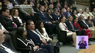 Claudia Sheinbaum es presidenta electa de México, el TEPJF le entrega constancia