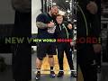 Eddie Hall's Son BREAKS Deadlift World Record! #shorts #fitness