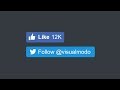 How To Add Facebook Like and Twitter Follow Buttons In WordPress?