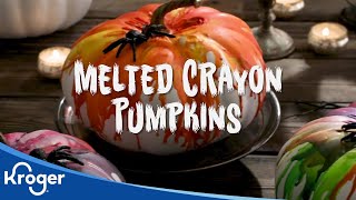 How to Make a Melted Crayon Pumpkin | Holiday Creations | Kroger