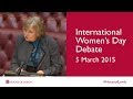 International Women's Day 2015 | House of Lords