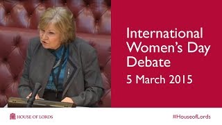 International Women's Day 2015 | House of Lords