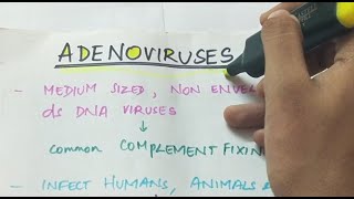 Adenoviruses | Microbiology | Handwritten notes