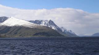 Crossing the Alesund fjord started from Sunde fjord hotel May 2020