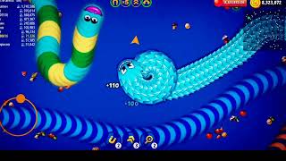 🐍WORMATE ZONE.IO Rắn sẵn mồi #049 |Epic Worms Zone Best Gameplay | Worms 02