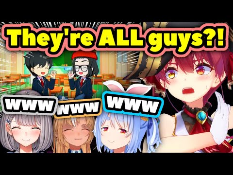 Marine Accidentally Locks Herself Into BL Route… 【ENG Sub / hololive】