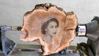 Woodturning - In Memory Of Queen Elizabeth II