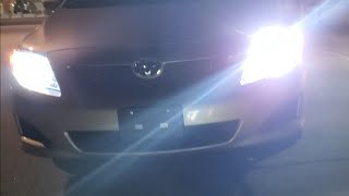 How to install LED Light Bulbs on Toyota Corolla