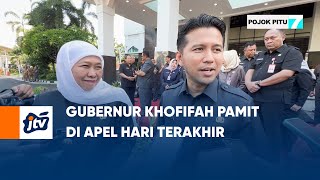 Gubernur Khofifah Pamit Di Apel Hari Terakhir | POJOK PITU JTV