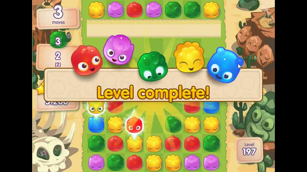 Jelly Splash Level 197 Youtube