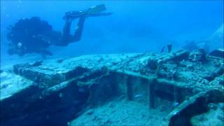 diving adventure, Messerschmitt BF 109 crashed 1945, Crete