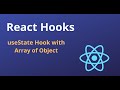 Understand useState Hooks with Array of Object in React