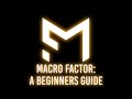 The Beginners Guide to Macrofactor | The Best Food Tracker