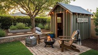 Small Shed? Turn It Into the Ultimate Man Cave Retreat