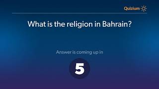 What is the religion in Bahrain?   Bahrain Quiz