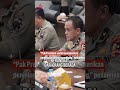 kapolri perintahkan anggota untuk jadi polisi yang sederhana shorts