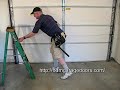 how to level your garage door