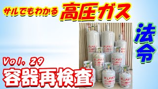 【高圧ガス製造保安責任者】法令29. 容器再検査（音声付き）