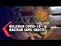 Relawan Covid-19 Bagiakan Jamu Gratis Keliling Desa