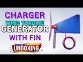 Charger Wind Turbine Generator II with Fin - Unboxing and Setup| Popular Back Up Phone Charger