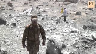 Avalanche aftermath in Pakistan