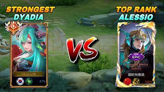 STRONGEST DYADIA AGAINST ELITE ALESSIO IN RANKED GAME | BUILD AND ARCANA | HONOR OF KINGS SEASON 7