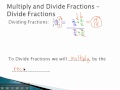 Multiply and Divide Fractions - Divide Fractions