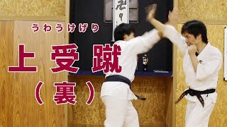 武道 格闘技 習い事　「 上受蹴（裏） 」　掛川市