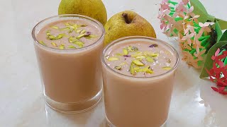 Pear smoothie | awesome drink with pear fruit | pear milk shake | tasty drink in 2 minutes