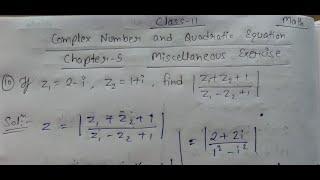 If z1=2-i z2=1+i Find I z1+z2+1/z1-z2+1 I