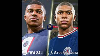 FIFA 23 vs eFootball 2023 Graphics Comparison