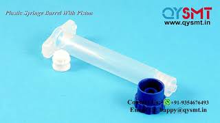 Plastic Syringe Barrel With Piston