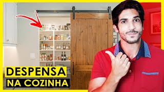 DESPENSA | COMO  OTIMIZAR ESPAÇOS COM DESPENSA DE ALIMENTOS NA COZINHA PLANEJADA OU COZINHA PEQUENA