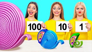 100 Layers of Food Challenge | Funny Food Challenges by Mega DO