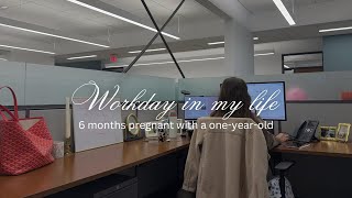 vlog: day in the life of a working mom, pregnant, with a one-year-old