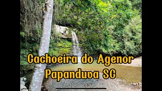 Cachoeira do Agenor Papanduva SC. Vamos de fusca.