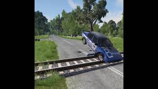 Car vs train accident