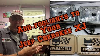 Installing factory fog lights on a 97-01 Jeep Cherokee XJ