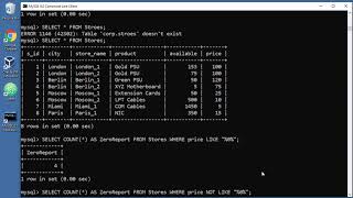 MySQL Tutorial - 30 - COUNT() Function - Counting Result