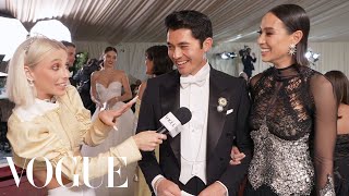Henry Golding & Liv Lo on Their Timeless Tom Ford Met Looks | Met Gala 2022 With Emma Chamberlain